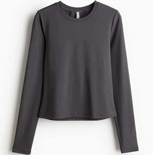 H&M Ladies Long-Sleeved Microfiber Top