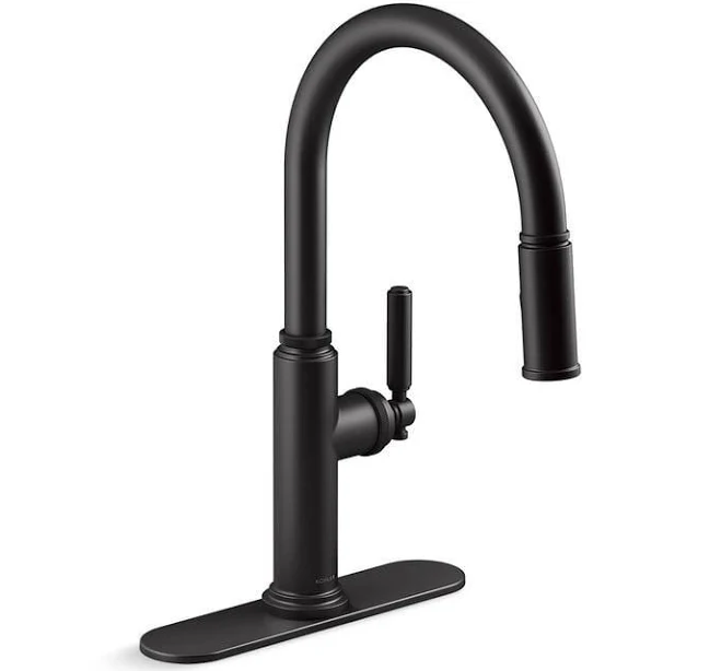 Kohler Revolv Single Handle Pull Down Sprayer Kitchen Faucet