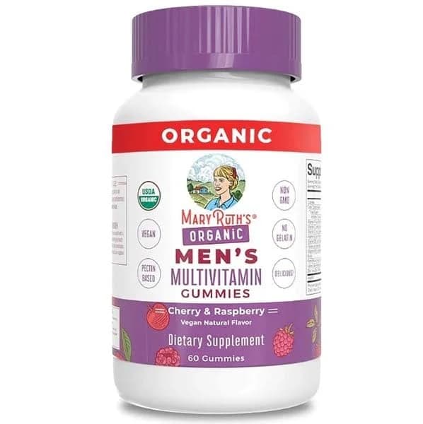 Mary Ruth's Men's Organic Multivitamin Cherry & Raspberry 60 ct