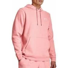 Under Armour Men's Essential Fleece Hoodie - Pink Elixir