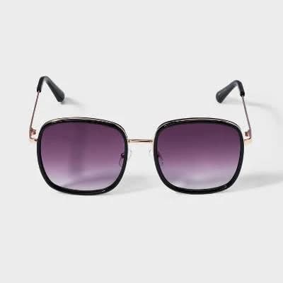 A New Day Women's Square Oversized Sunglasses
