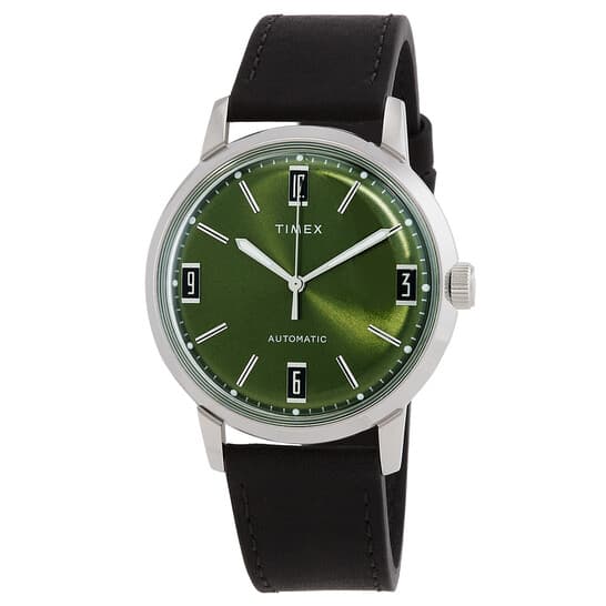 Timex Men's Marlin Automatic Leather Watch