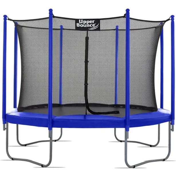 Machrus Upper Bounce 10' Round Trampoline Set with Safety Enclosure System