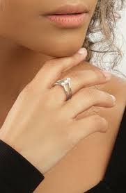 Sterling Forever Sterling Silver Triple 3.5mm Freshwater Pearl Cutout Ring | Nordstromrack