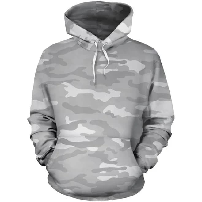Camouflage Pullover Hoodie