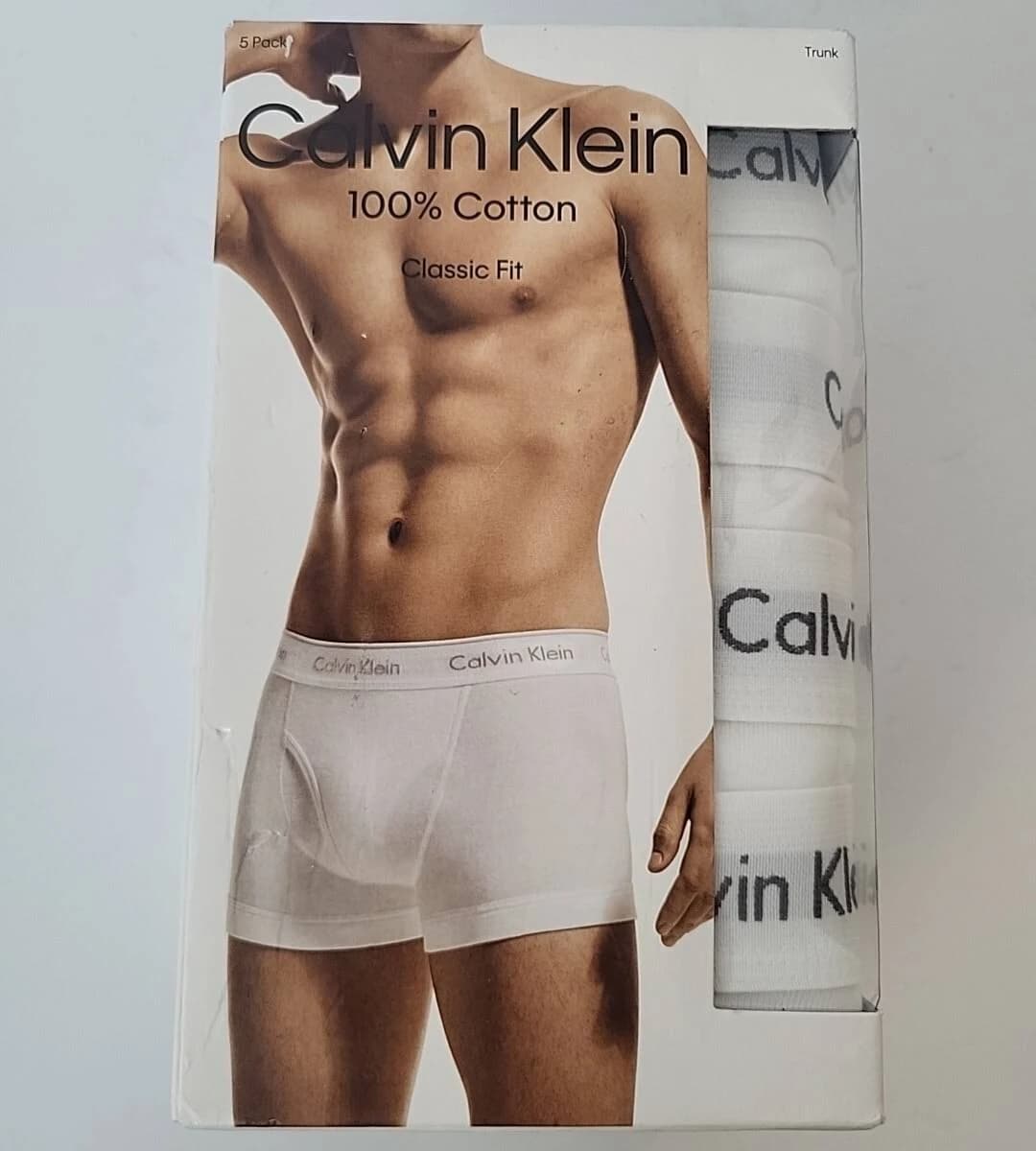Calvin Klein Men's Cotton Classics 5-Pack Trunk
