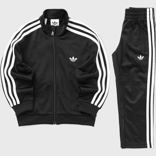 Kids adidas Firebird TRACKSUIT Green
