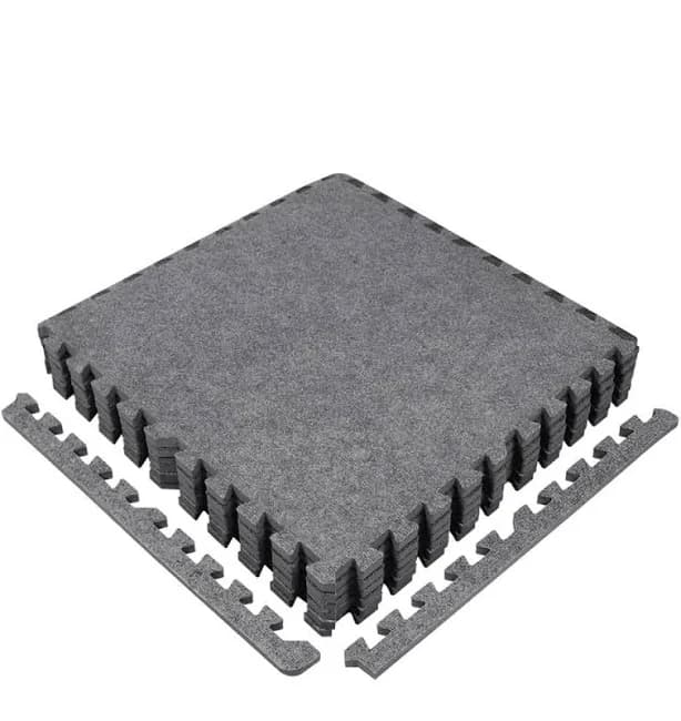 Cap Barbell 24" x 24" Interlocking Carpet-Top Puzzle Mat