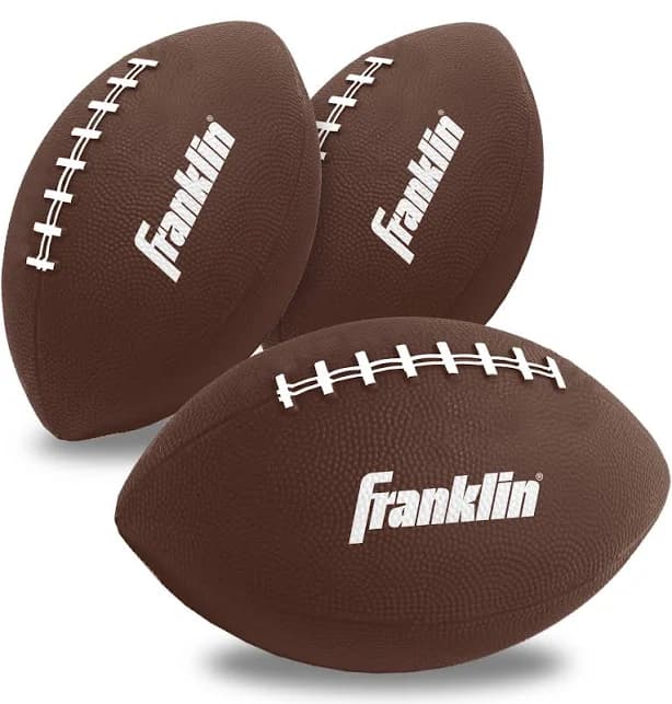 Franklin Sports Mini Inflatable Kids 3 Pack Football Set