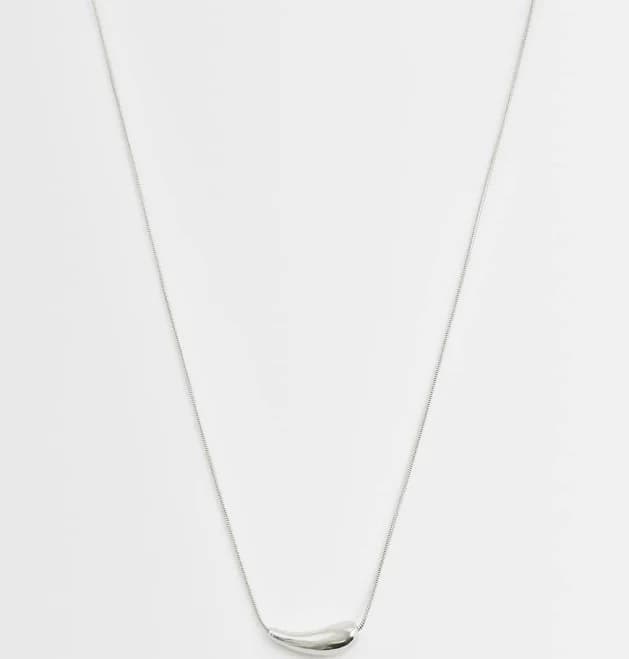 ASOS Silver Tone Pendant Necklace
