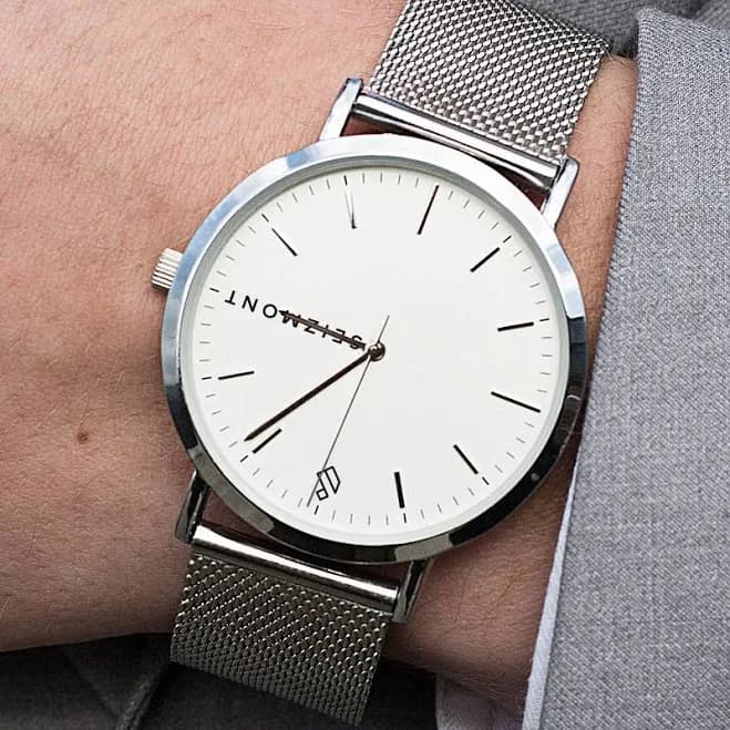 Moment Men's Minimalist Dress Watch
