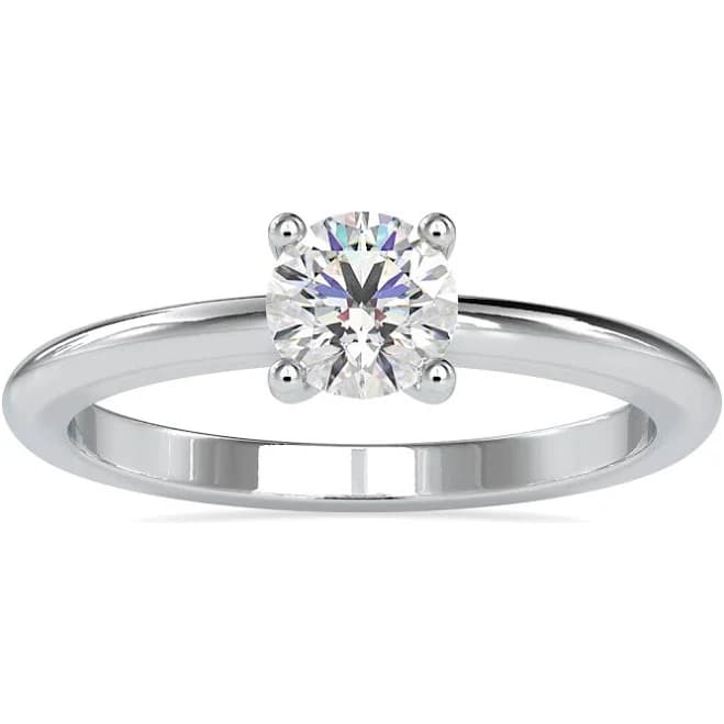 1 Carat Diamond Solitaire Ring Beautiful Round Cut Setting