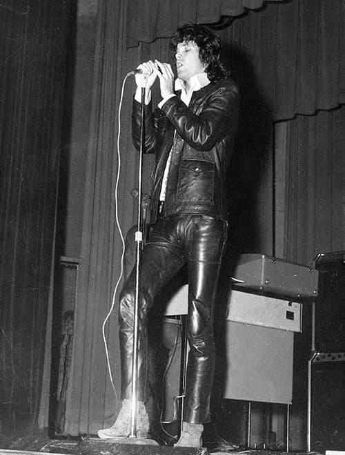 Jim Morrison Leather Jacket and Pants Set