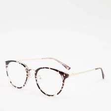 My Accessories round blue light glasses with grey tortoiseshell frame | ASOS