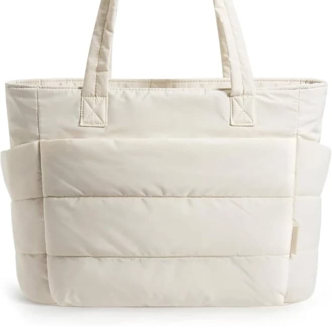 Bagsmart 20L Puffy Tote Bag with Laptop Compartment
