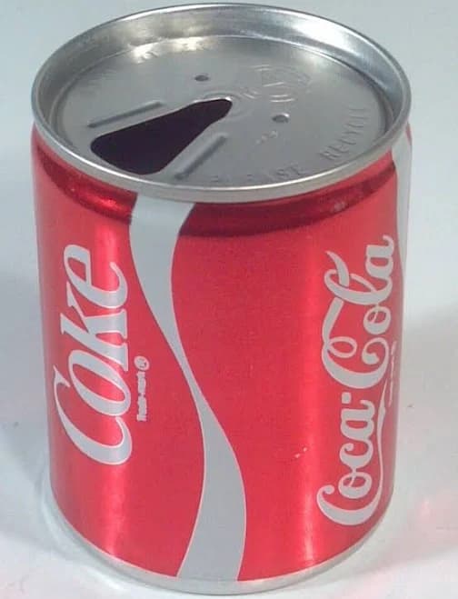 Vintage Coke Coca Cola Soda Pop Can Short 8oz Aluminum Los Angeles CA