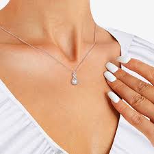 Womens White Cultured Freshwater Pearl Sterling Silver 18 Inch Pendant Necklace - JCPenney