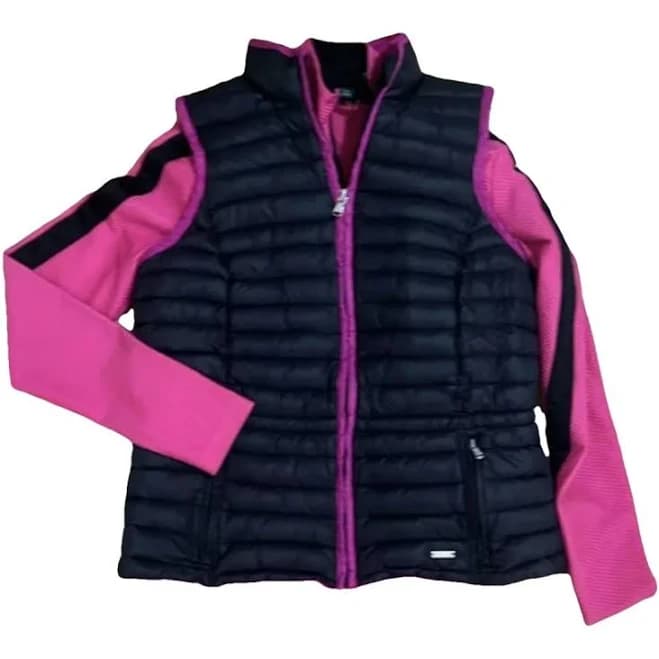 Lauren Ralph Lauren Women's Puffer Jacket Pink Black Size XS