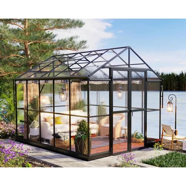 Grower's Haven 12 x 13.5 x 9 ft. Hybrid Polycarbonate Greenhouse