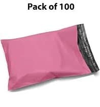 Pink Poly Bag Mailer Envelopes-Multi Sizes, Max Weight 2 mil