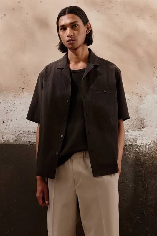 H&M Men's Regular-Fit Resort Shirt