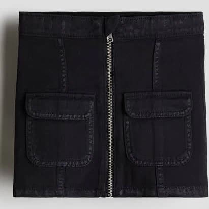 H&M Girls Cotton Twill Skirt