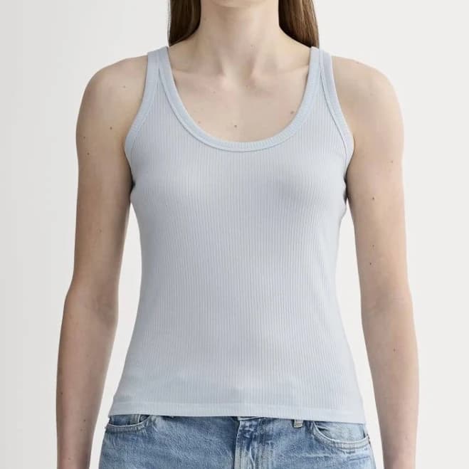 Everlane Shimmy Scoop-Neck Tank