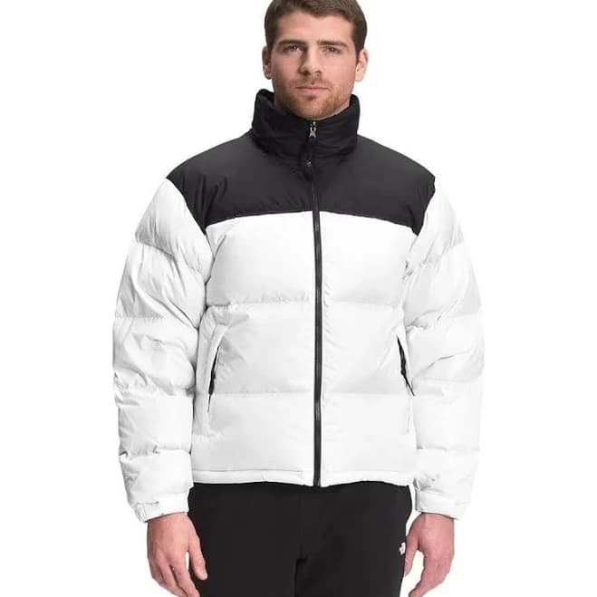 Men's Quilted Color Block Puffer Jacket