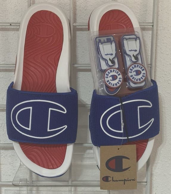 Champion Men's Hyper Catch Leather Slides