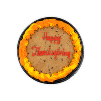 Decorated Chocolate Chip Cookie Cake