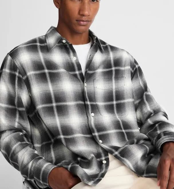 Madewell Men's Plaid Flannel Shirt