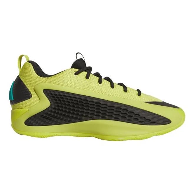 adidas Adult Anthony Edwards 1 Low Basketball Shoes Green/Black - Men's Basketball at Academy Sports
