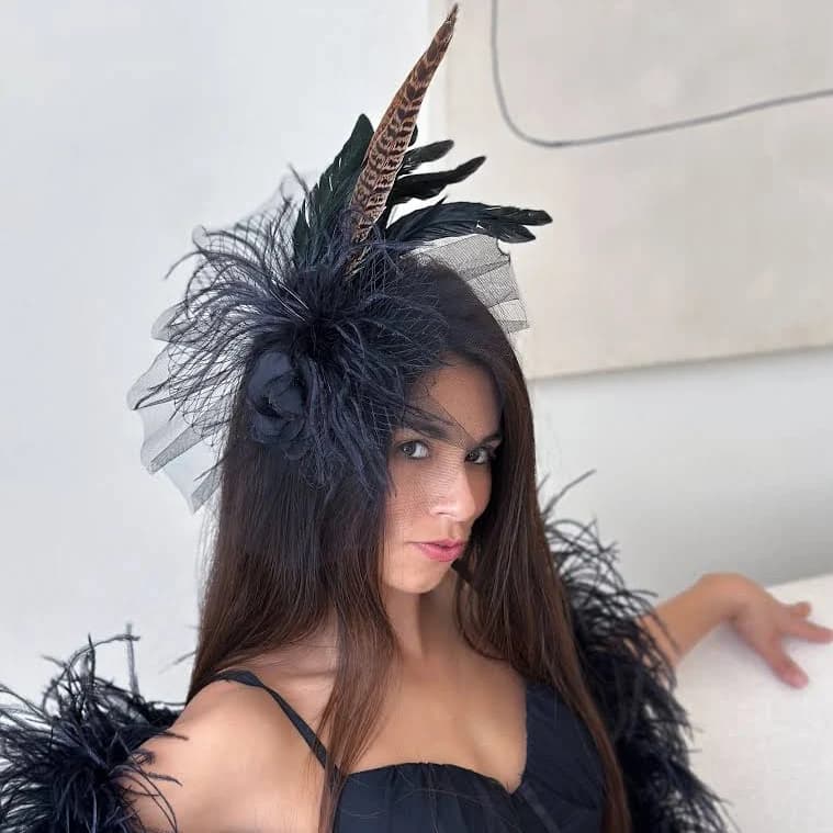 Feather Fascinator Clip