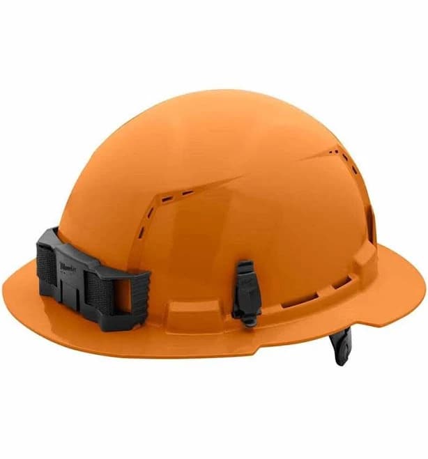 Milwaukee Full Brim Vented Hard Hat w/6pt Ratcheting Suspension