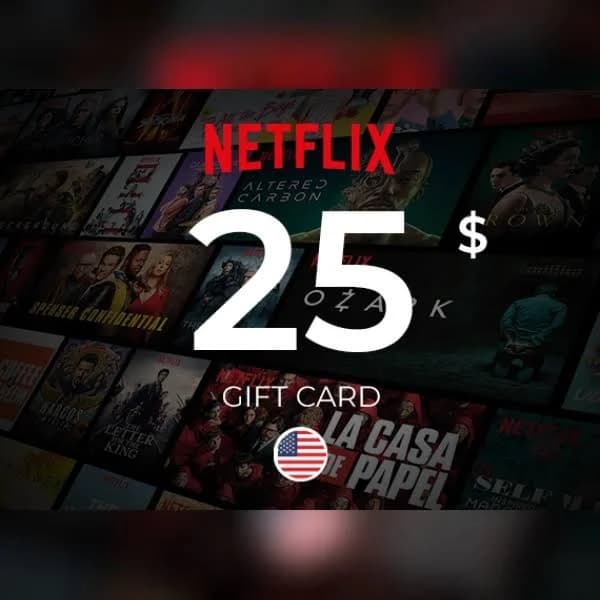 Netflix Gift Card 25 USD Key - UNITED STATES