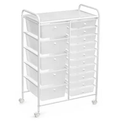 Simply Tidy 15-Drawer Rolling Cart