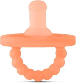 Ryan and Rose Cutie PAT Round Salmon Pacifier + Teether