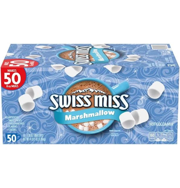 Swiss Miss Marshmallow Hot Cocoa Mix 50 Ct.