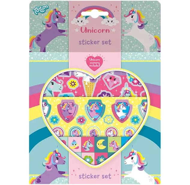Waldhasuen Unicorn Sticker Set