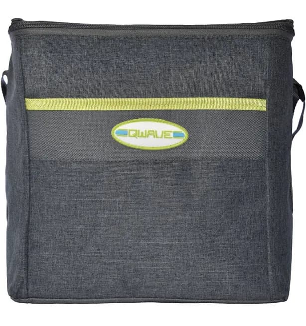 Qwave Insulated 2-Tone 30 Can Soft Sided Cooler - Durable, Lightweight and Spacious - Perfect for Outdoors and Long Hauls Light Blue