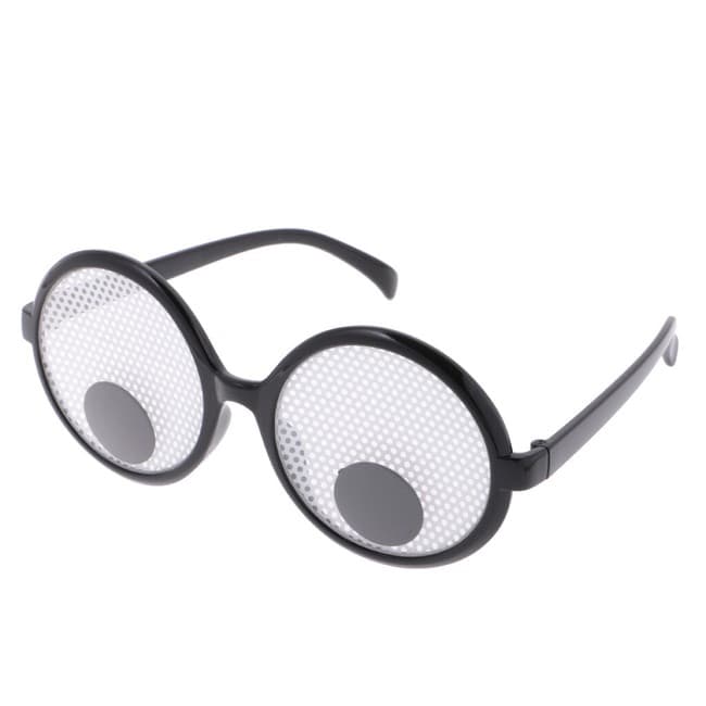 1pc Novelty Glasses Googly Glasses Eyeball Glasses Funny Costume Glasses Googly Eye Goggles Funky Eyeglasses
