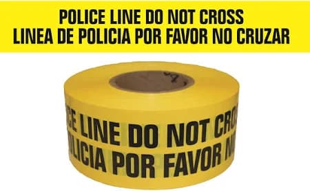 Police Line Do Not Cross