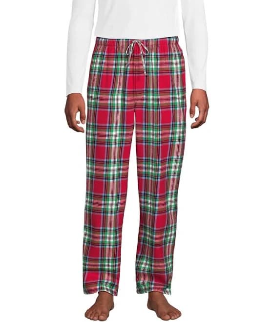 Lands' End Men's Flannel Pajama Pants