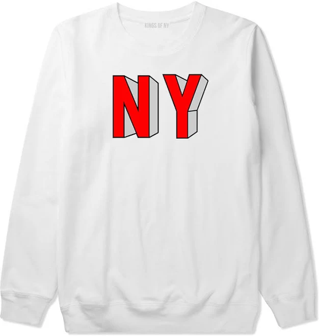 NY Block Letters Crewneck Sweatshirt
