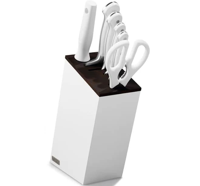 Wusthof Classic White 6-Piece Knife Block Set
