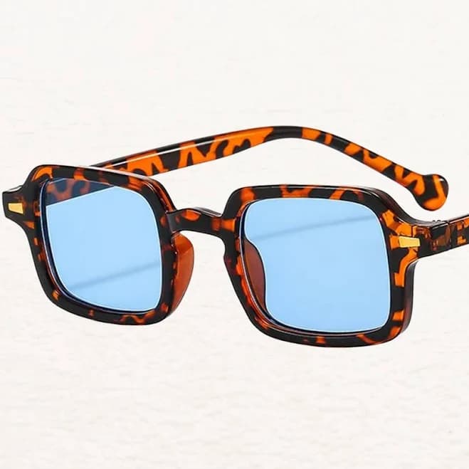Patricia Rectangular Vintage Retro Sunglasses