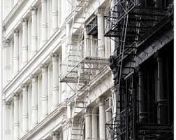 Soho Fire Escape Photo Print: Black and White NYC Art - Etsy