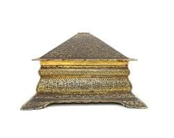 Antique Mughal Gold Damascene Box 18TH Century India - Etsy