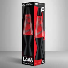 Lava Lamp 2317, Red Wax, Clear Liquid, Black Base and Cap, Original 14.5 inch LAVA® Motion Lamp to Illuminate Your Mood: Buy Online at Best Price in UAE - Amazon.ae