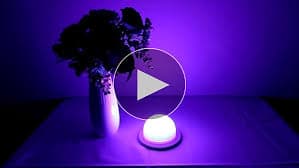Amazon.com: LACGO 16 Colors Remote Control LED Rechargeable Under Table Light LED Undertable Lamp for Wedding Decor Waterproof Lamp for Swimming Pool Decor Garden Corridor Night Light (Pack of 1) : Home